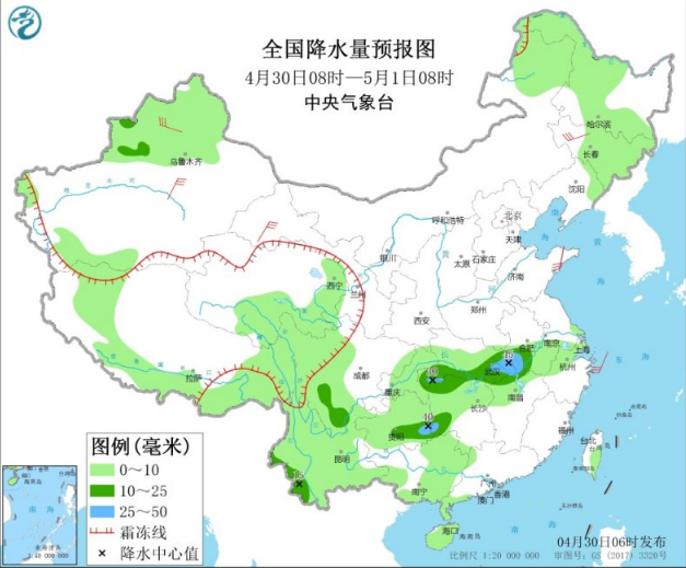 华北黄淮将出现37℃高温 西南东部和江南有大雨