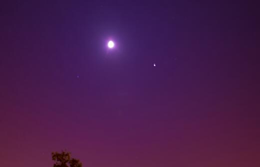 2020年双星伴月时间表一览 2020年5月双星伴月是几点