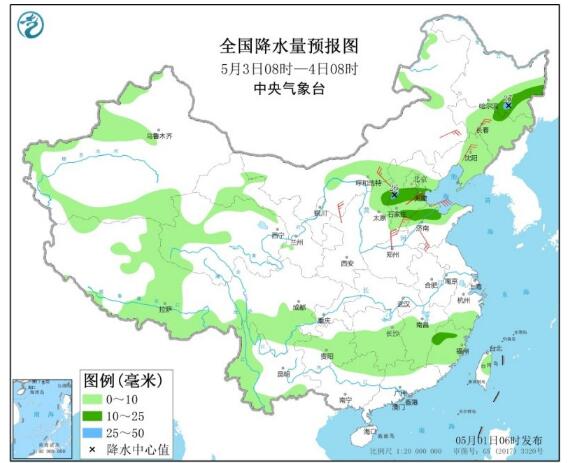 华北黄淮五一现高温 西南江南有降水天气