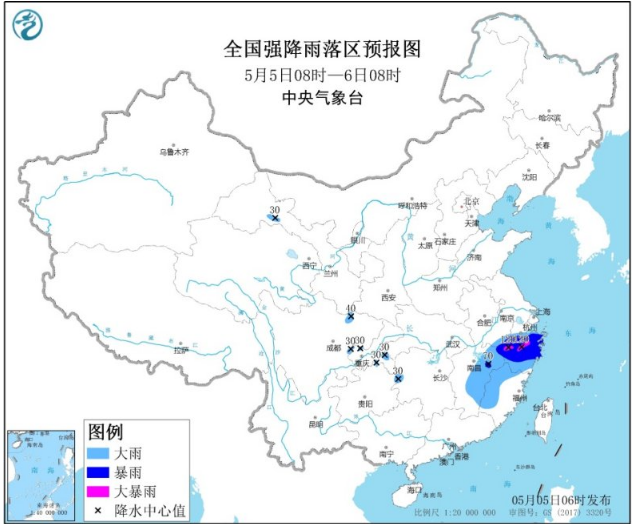 西北冷空气降温明显 江南强对流天气要注意