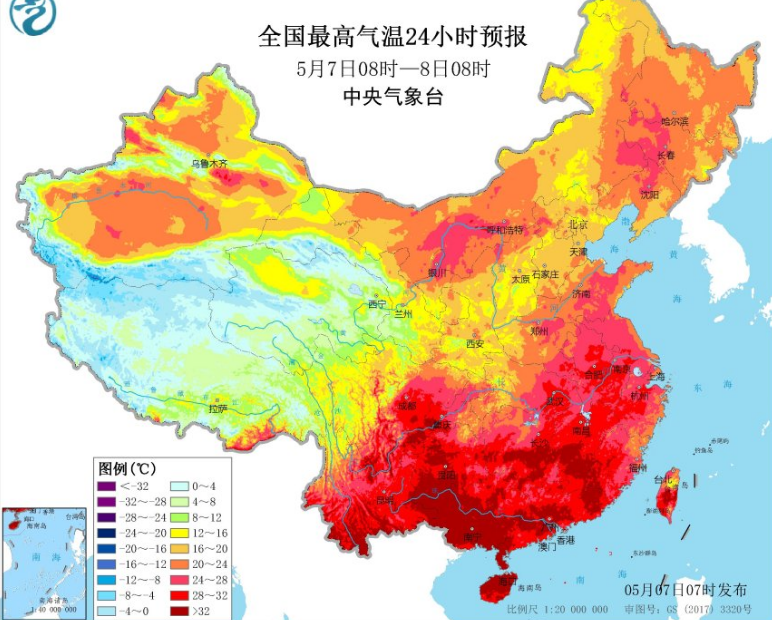 中东部需防范强对流 同时还有大范围降雨