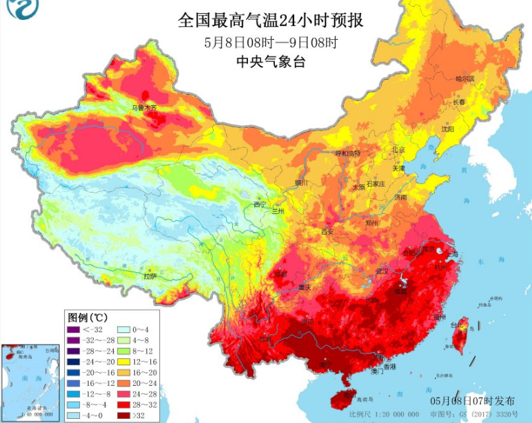 江淮江汉今明天有明显降雨 北方现大幅度降温