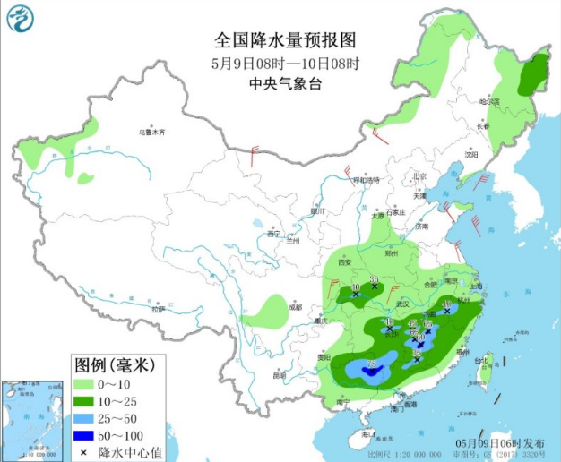 东北华南遭遇大规模降雨 南方高温即将结束
