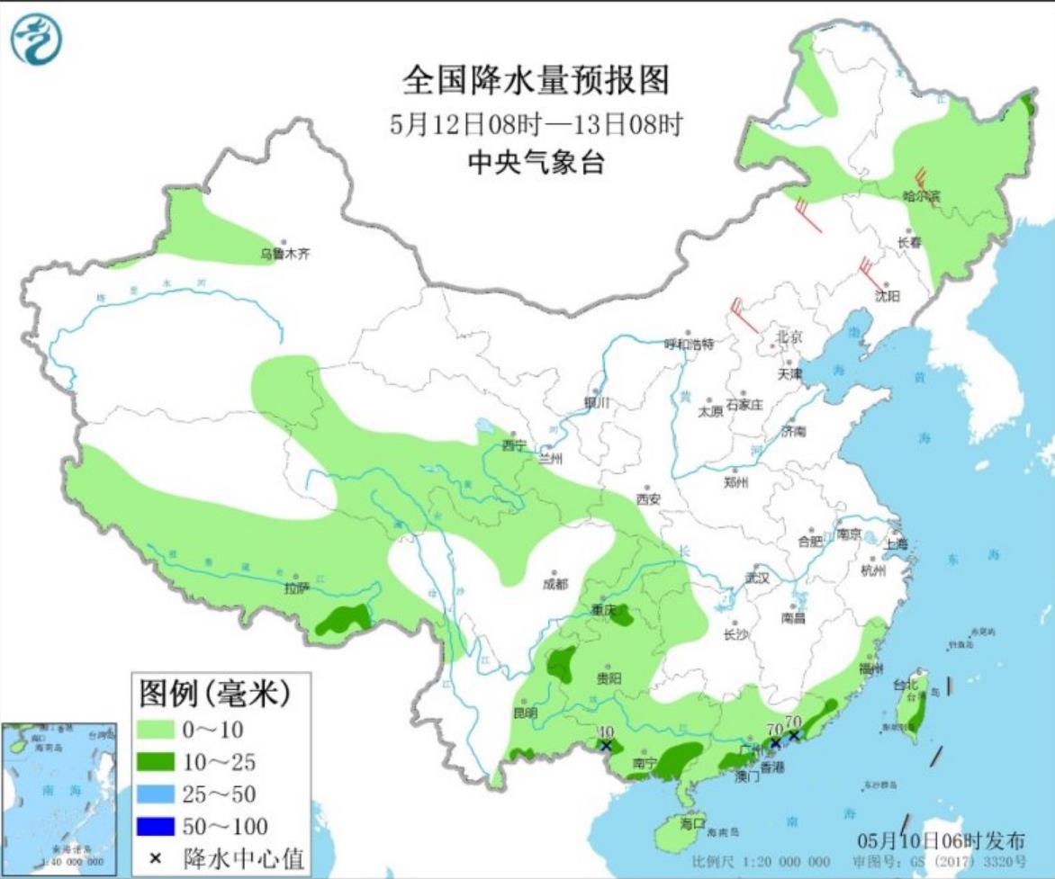 北方多地出现扬沙浮尘 华南强对流降雨多发