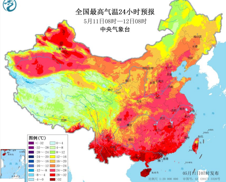 强降雨赖在华南不走 北方升温雨水少风沙大