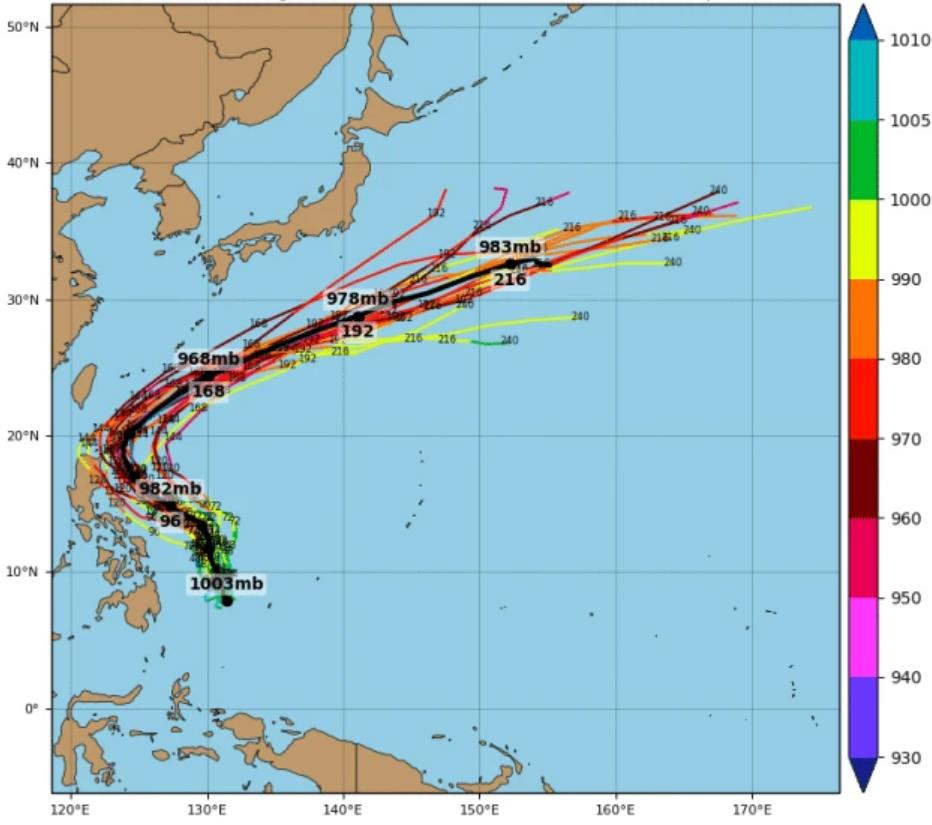 2020年1号台风生成警报正式发布：黄蜂台风路径包括南海