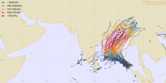 2020印度台风最新消息 印度台风对中国有潜在影响