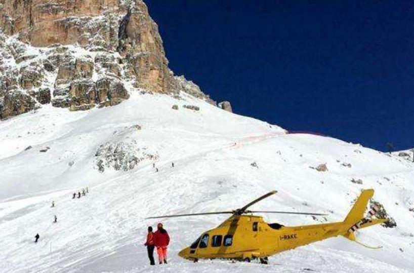 意大利滑雪胜地Tofane发生雪崩 导致1名青年死亡