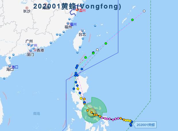 2020福建台风最新消息 第1号黄蜂台风会在福建登陆吗影响哪里