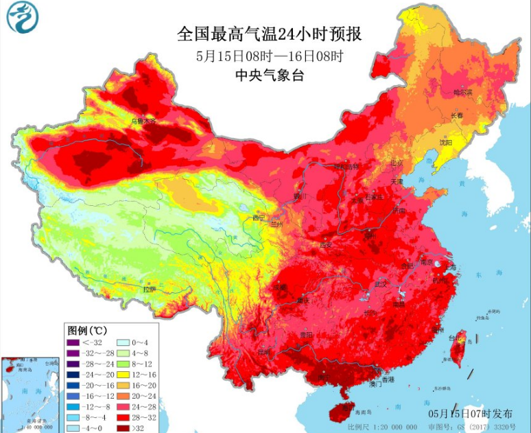 强降雨接连袭击南方地区 北方气温震荡起伏