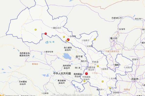 2020甘肃地震消息实时更新今天 武威市民勤县发生3.3级地震