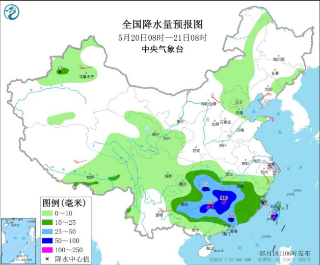 华南强降雨强对流来袭 大风沙尘袭击北方多地