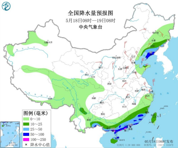 华南强降雨强对流来袭 大风沙尘袭击北方多地