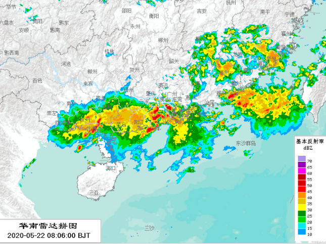 南方降雨缩减至华南沿海和台湾 后天又会再登场