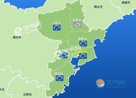 山东今部分地区雷雨伴8级大风 气温受其影响降至23℃左右