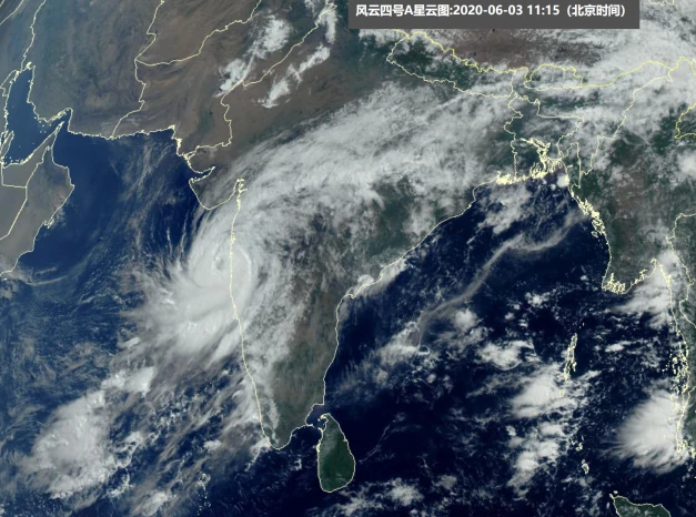 印度台风“尼萨加”Nisarga削弱 却会导致中国台风变强