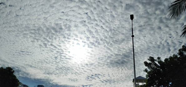 实拍海口大面积鱼鳞云!天气不稳定因素加剧