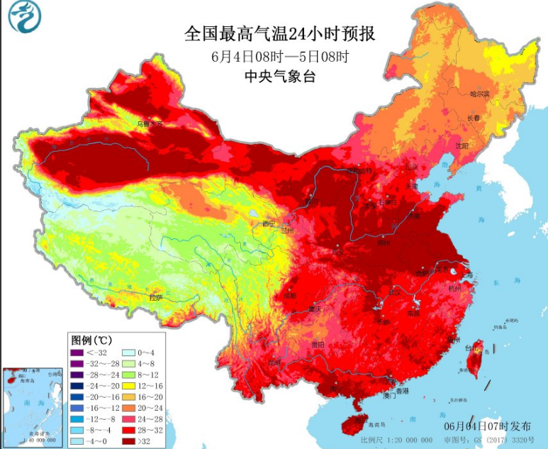 2020年第一个高温预警来了！北方高温周到来最高40℃