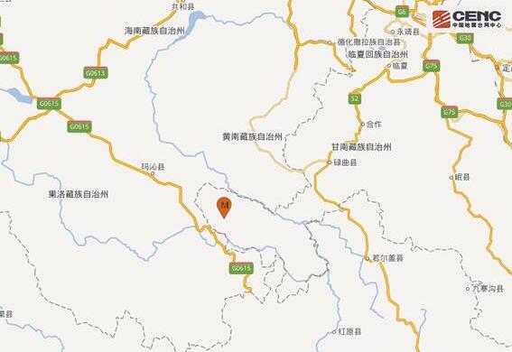 2020甘肃地震消息实时更新今天 甘南州玛曲县发生3.1级地震