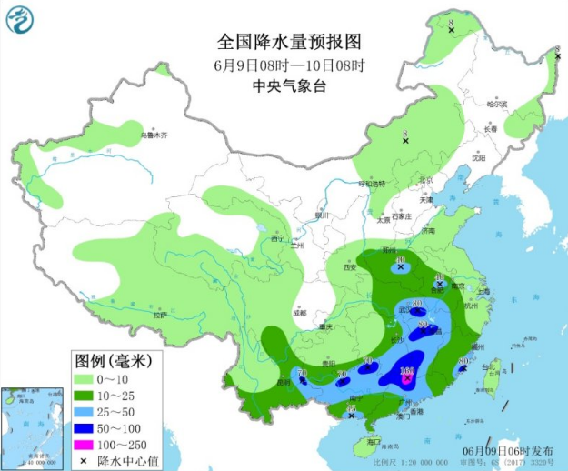 长江中下游成暴雨集中区 北方高温短暂结束