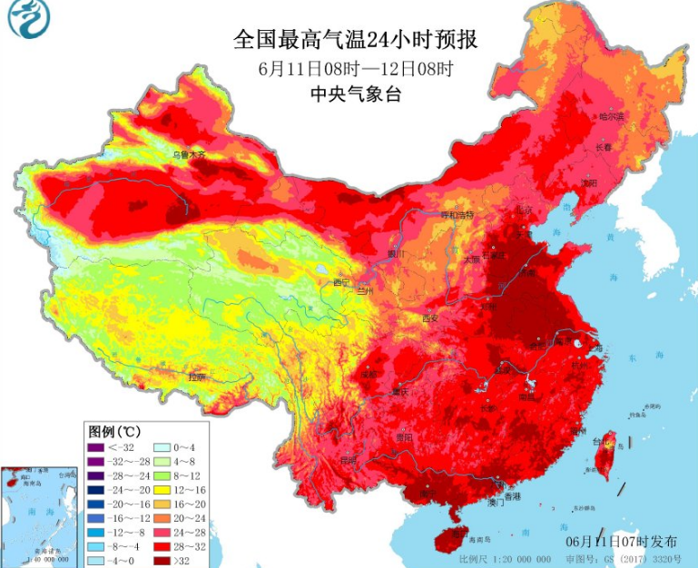 华南江南降雨减弱 西南东部至黄淮成为新雨区