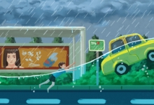 全国各地出现强降雨天气 第2号台风鹦鹉逐渐加强预登陆广东