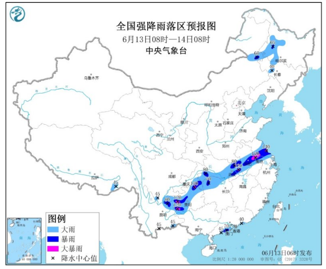 全国各地出现强降雨天气 第2号台风鹦鹉逐渐加强预登陆广东