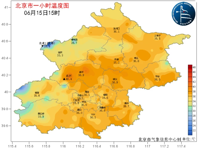 华北“烧烤”将持续一周 天津更是有7天高温