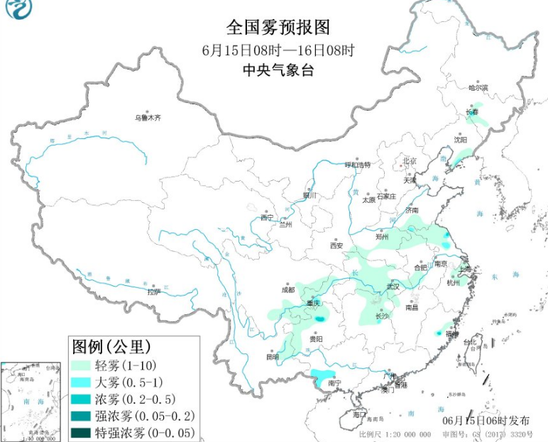 全国雾霾预报：华北中南部和东北部有利于臭氧生成