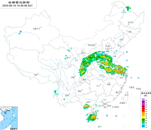 四川陕西出现雨带：大暴雨面积惊人
