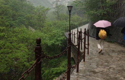  受强降雨影响 华山太平国家森林公园等景区暂时关闭