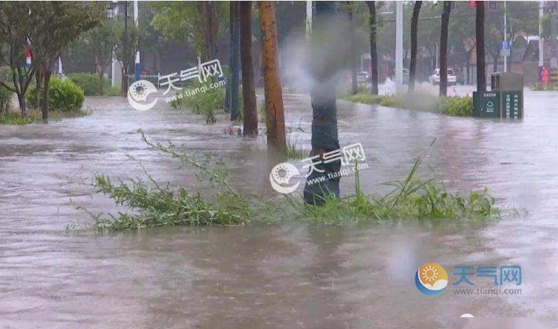 四川广元强降雨致多处道路中断 道路积水山体滑坡无法通行 天气网