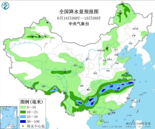 江南大部35℃以上高温持续 四川黄淮等地有大到暴雨