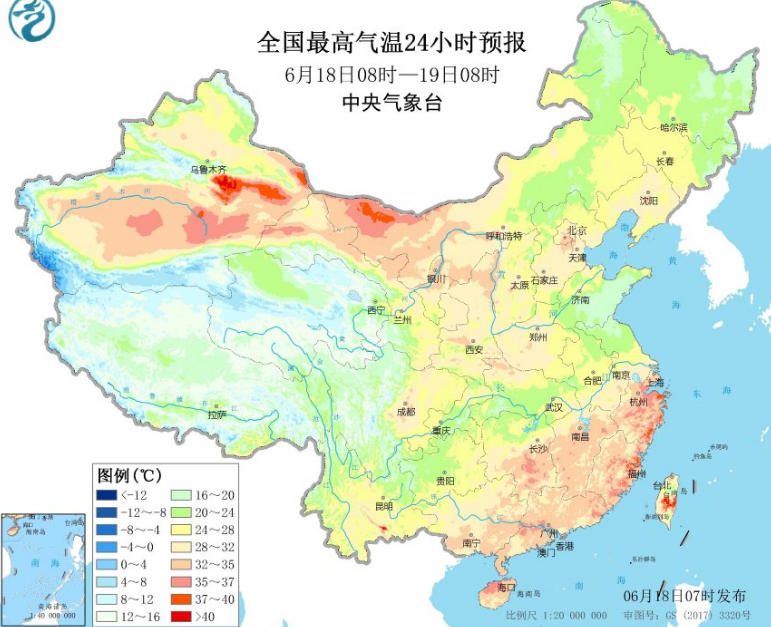 长江中下游持续降雨 东北和青藏高原有强对流