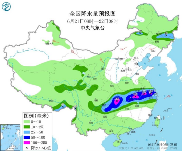 华北35-38℃高温来袭 江南北部出现大到暴雨