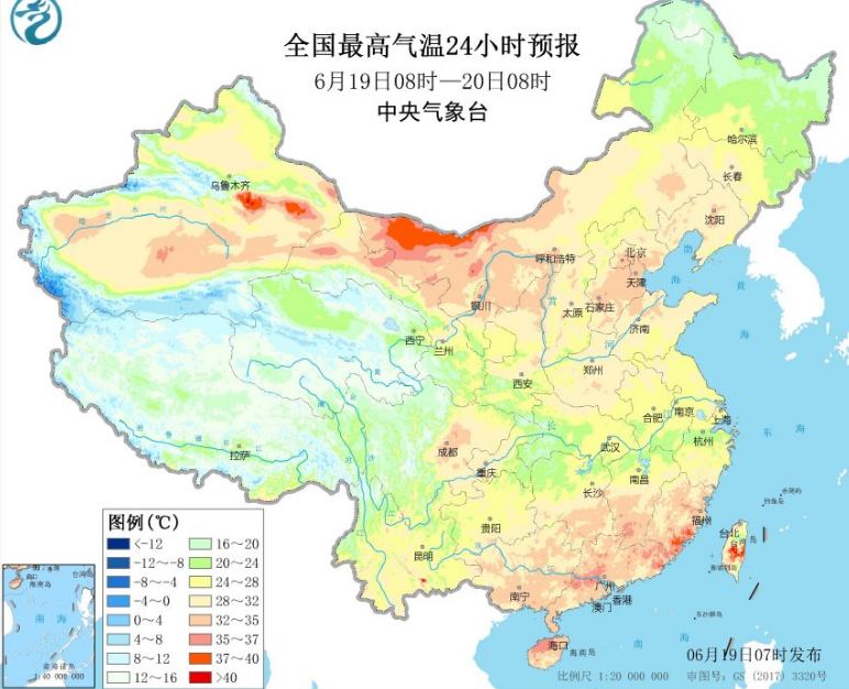 降雨集中在长江中下游 华北干热华南“蒸煮”都要防高温