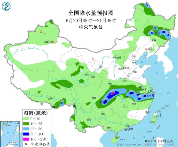 华北35-38℃高温来袭 江南北部出现大到暴雨