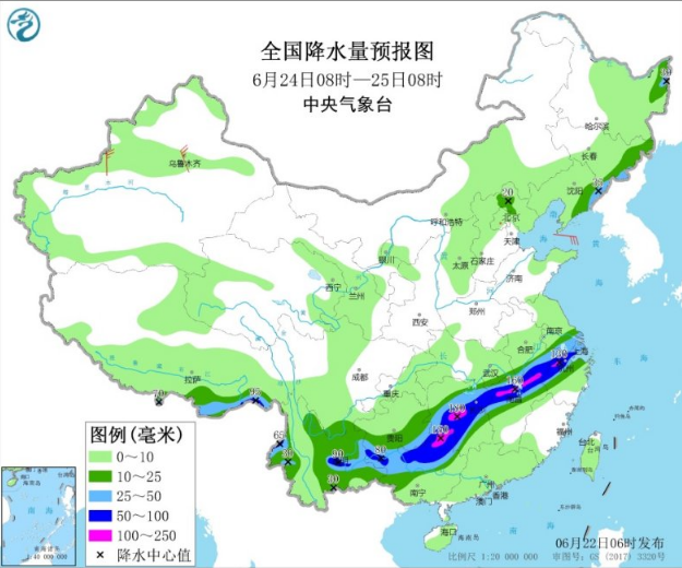 东北内蒙古等地阵雨频繁 强降雨袭击长江中下游