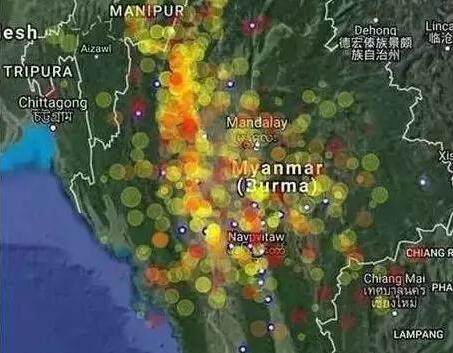 缅甸印度边境发生5.9级地震 目前暂无人员伤亡消息