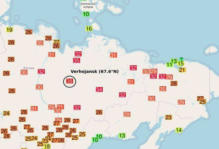 北极圈高温再破纪录！38℃高温出现在北极你敢信