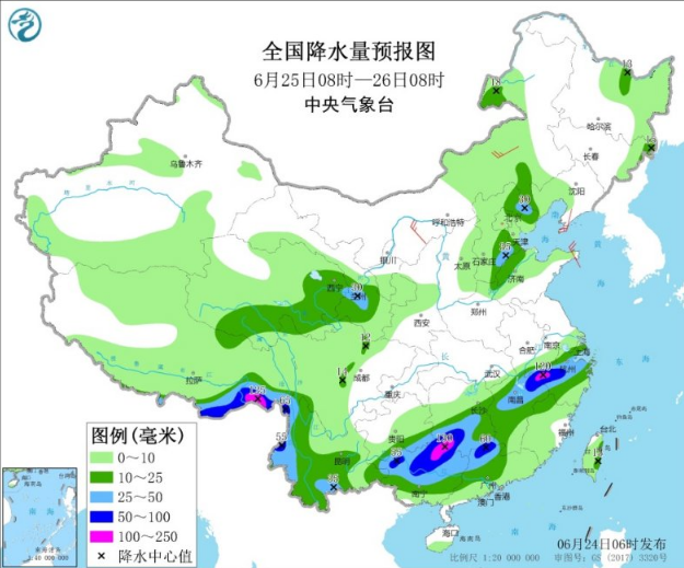 华北等地雷阵雨多发 贵州广西以及江南大到暴雨