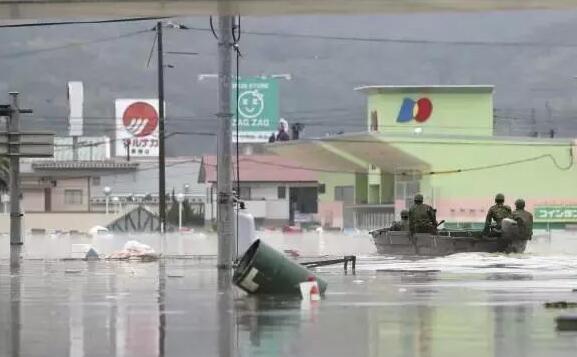 日本九州岛暴雨每小时92.5毫米 宫崎佐贺等地发生城市内涝