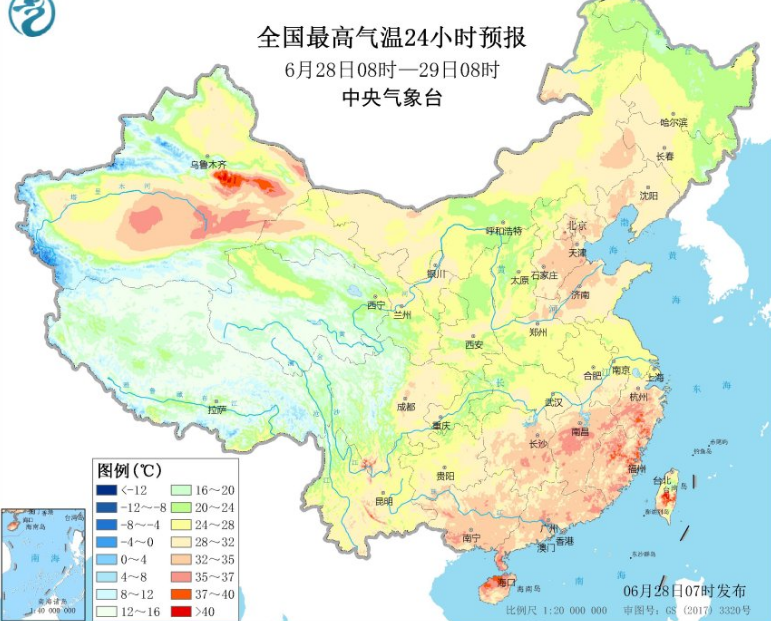 江苏安徽成新的降雨集中区 强对流天气袭击华北