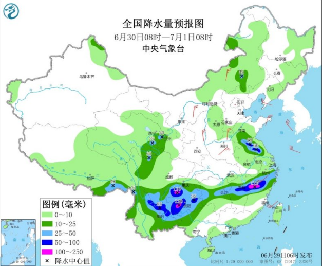 黄淮华北和东北强对流较多 江南北部大到暴雨