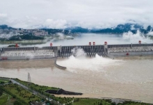 2020年三峡今年首次泄洪 一天入库流量增加2倍