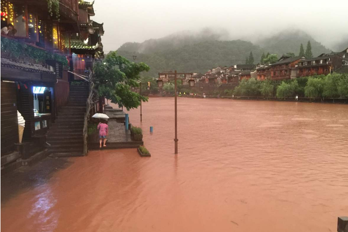 湖南北部未来三天仍有大雨 最高温在30℃上下