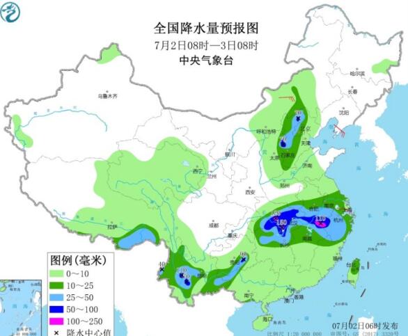 西南多省区暴雨依旧霸屏 华北东北等地雷阵雨频繁