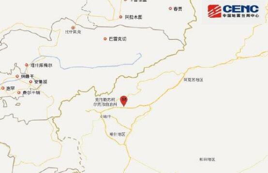 新疆地震最新消息今天 克孜勒苏州阿图什市发生3.6级地震