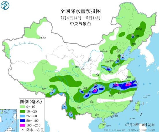 中央气象局再度拉响暴雨蓝色预警 预计7月东北华北降雨偏多