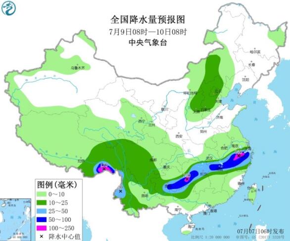 2020高考第一天天气：长江中下游持续暴雨多地有33℃高温